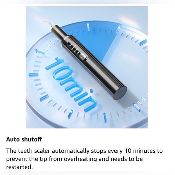 Plaque Remover for Teeth, Dental Cleaning Kit, Wireless, 4 Heads/3 Modes, LED - Picture 9 of 12